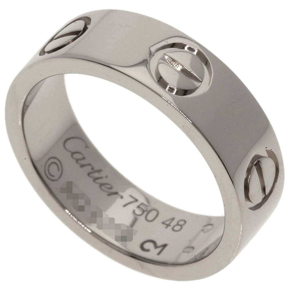 CARTIER Authentic 18k Silver Love Ring #48